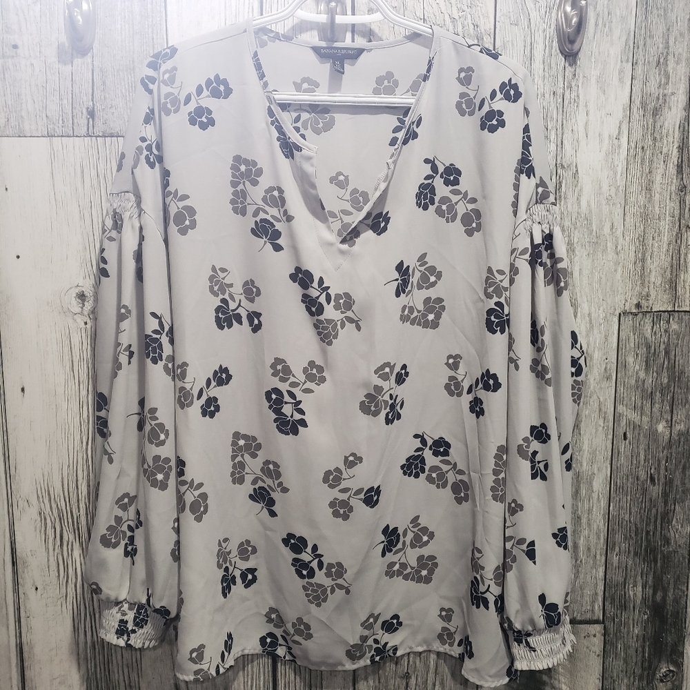 Grey Banana Republic Blouse